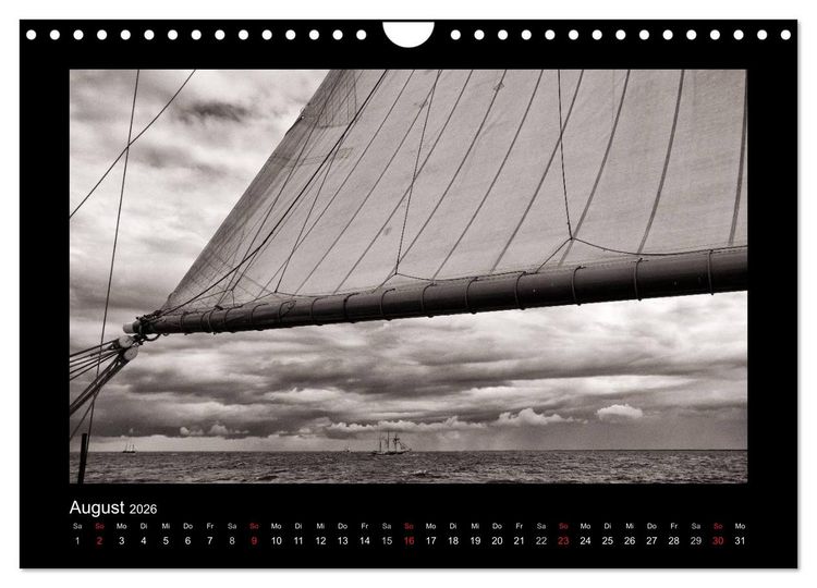 Produktbild: Segelschiffe auf der Ostsee (Wandkalender 2026 DIN A4 quer), CALVENDO Monatskalender