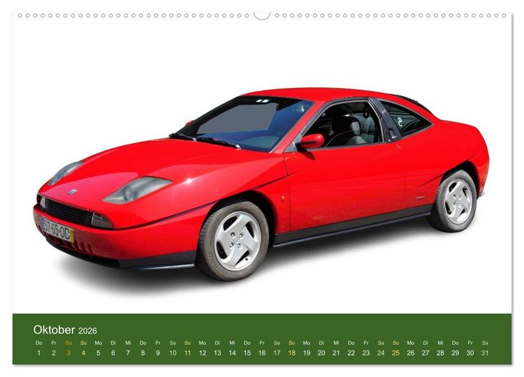 Produktbild: Italienische Klassiker (Wandkalender 2026 DIN A2 quer), CALVENDO Monatskalender