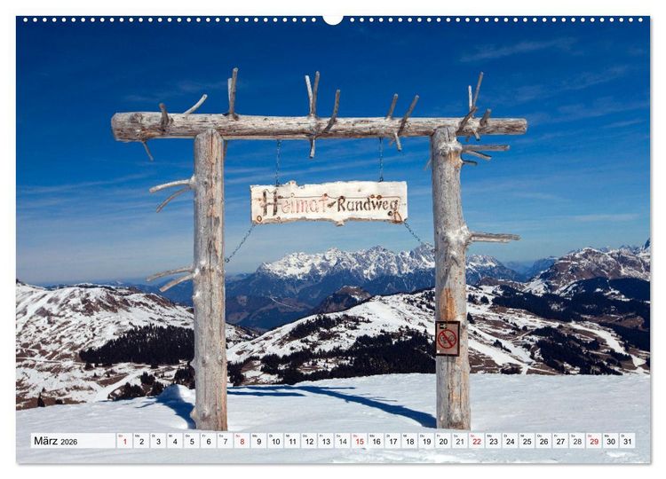 Produktbild: Gr&uuml;&szlig;e aus Hinterglemm (hochwertiger Premium Wandkalender 2026 DIN A2 quer), Kunstdruck in Hochglanz