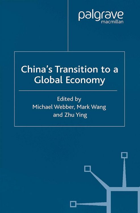 Produktbild: China's Transition to a Global Economy