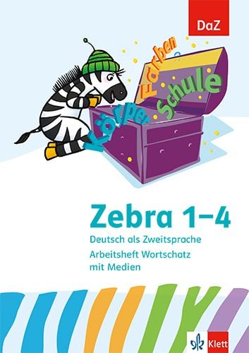 Produktbild: Zebra. Deutsch als Zweitsprache. Arbeitsheft Wortschatz mit Medien Klasse 1-4