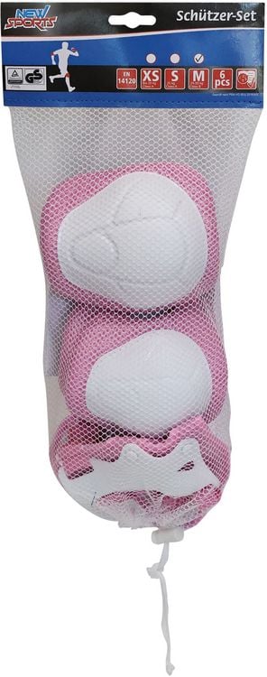 Produktbild: New Sports Sch&uuml;tzer-Set pink, Gr&ouml;&szlig;e M von 25-50 kg