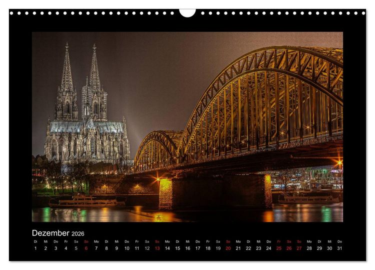 Produktbild: K&ouml;ln-Bilder (Wandkalender 2026 DIN A3 quer), CALVENDO Monatskalender