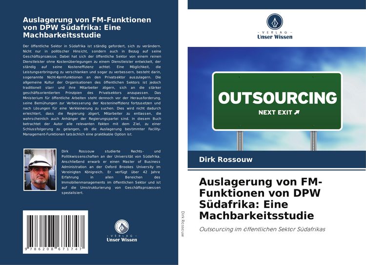 Produktbild: Auslagerung von FM-Funktionen von DPW S&uuml;dafrika: Eine Machbarkeitsstudie