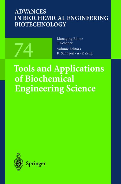 Produktbild: Tools and Applications of Biochemical Engineering Science