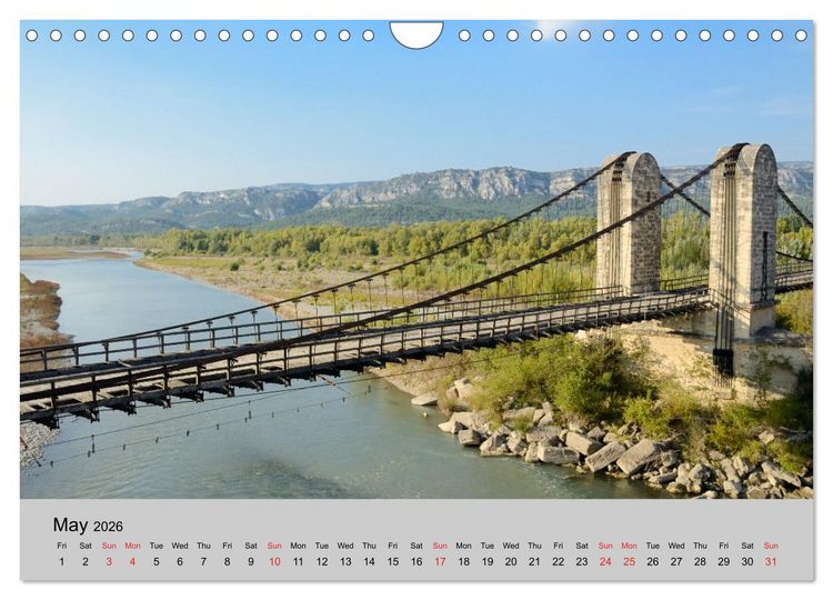 Produktbild: Historic Bridges of Provence (Wall Calendar 2026 DIN A4 landscape), CALVENDO 12 Month Wall Calendar