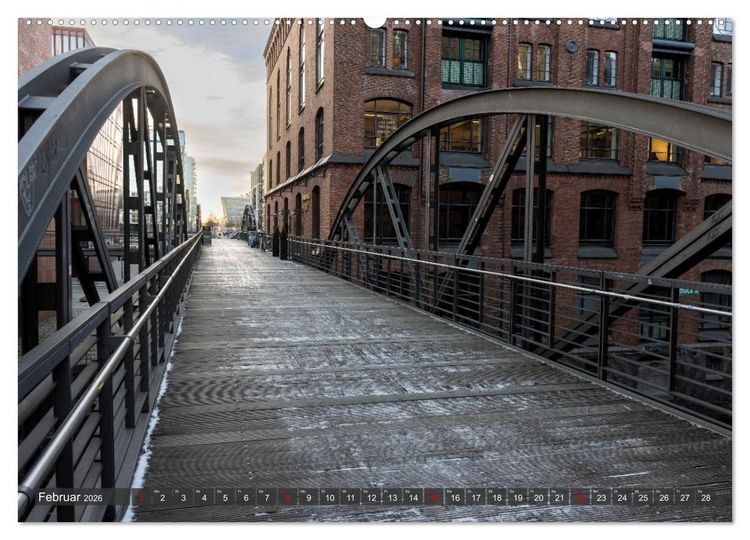 Produktbild: Hamburg - Die Weltstadt an der Waterkant (hochwertiger Premium Wandkalender 2026 DIN A2 quer), Kunstdruck in Hochglanz