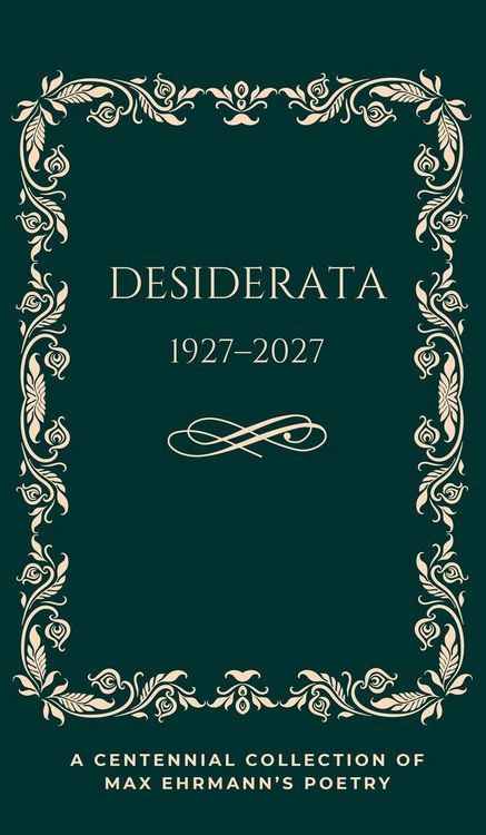 Produktbild: Desiderata Poem 1927-2027