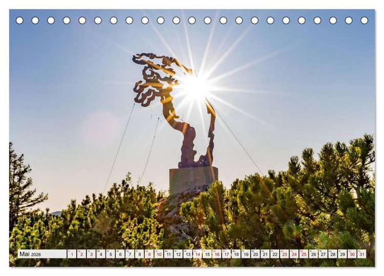 Produktbild: Der Rauschberg (Tischkalender 2026 DIN A5 quer), CALVENDO Monatskalender