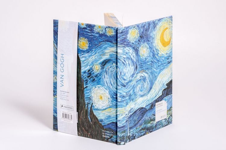 Produktbild: Notizbuch Echtleinen Van Gogh Die Sternennacht