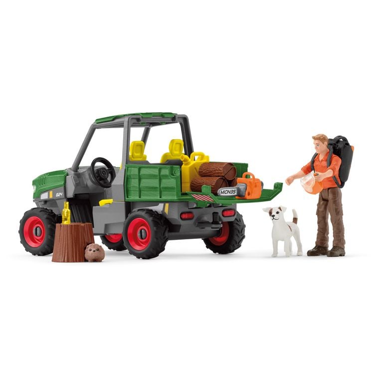 Produktbild: schleich&reg; Farm World Waldbauer mit Fahrzeug