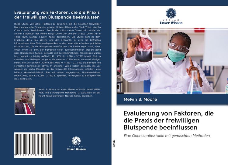 Produktbild: Evaluierung von Faktoren, die die Praxis der freiwilligen Blutspende beeinflussen