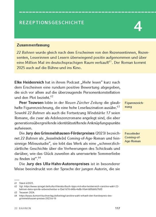 Produktbild: 22 Bahnen von Caroline Wahl