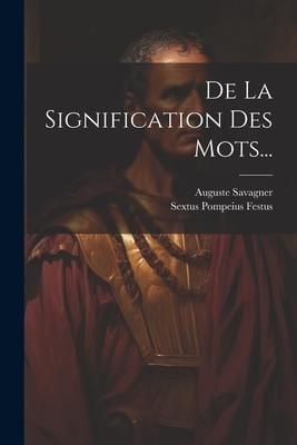 Produktbild: De La Signification Des Mots...