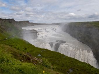 Produktbild: CALVENDO Puzzle Gullfoss | 1000 Teile Lege-Gr&ouml;&szlig;e 64x48cm Foto-Puzzle f&uuml;r gl&uuml;ckliche Stunden