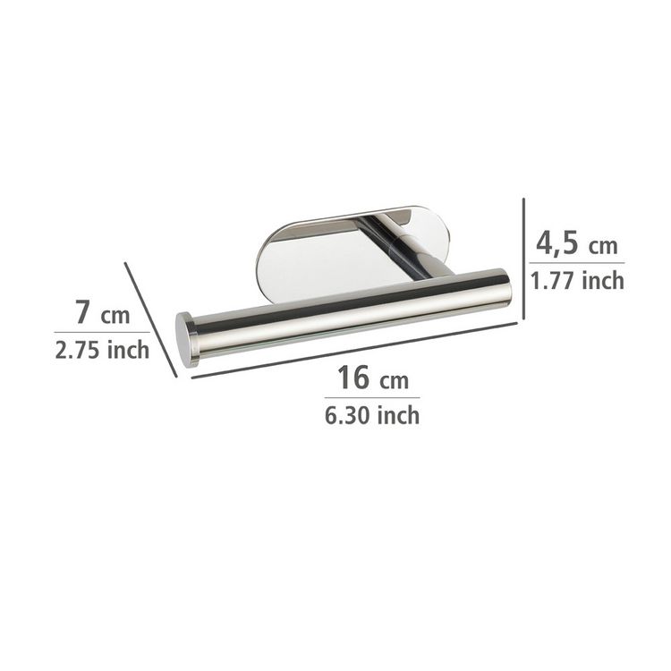 Produktbild: Turbo-Loc&reg; Toilettenpapierhalter Mod. Orea Shine, Befestigen ohne bohren