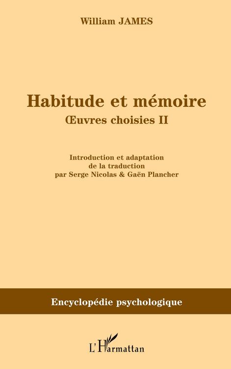 Produktbild: Habitude et m&eacute;moire
