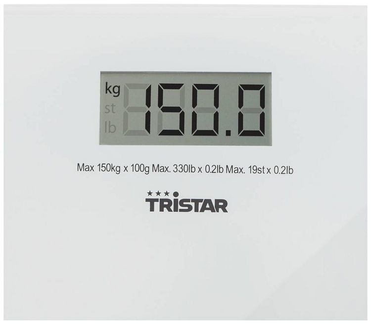 Produktbild: Tristar WG-2419 Personenwaage WG-2419 digital W&auml;gebereich (max.)=150kg Wei&szlig;