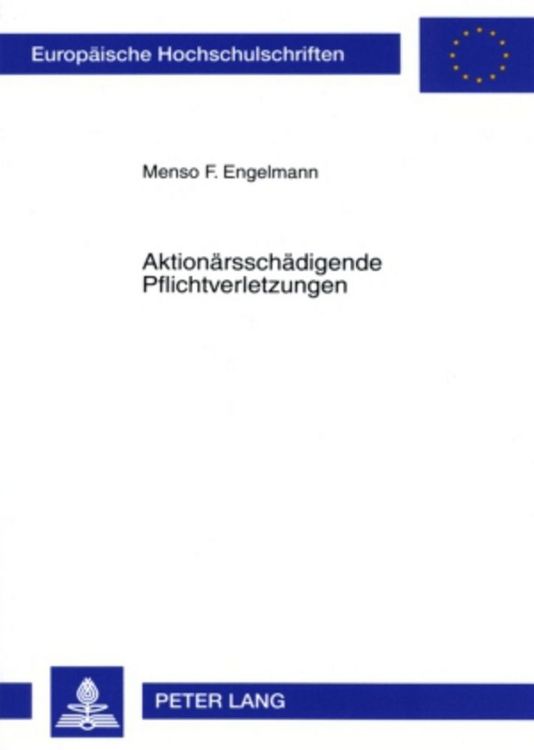 Produktbild: Aktion&auml;rssch&auml;digende Pflichtverletzungen