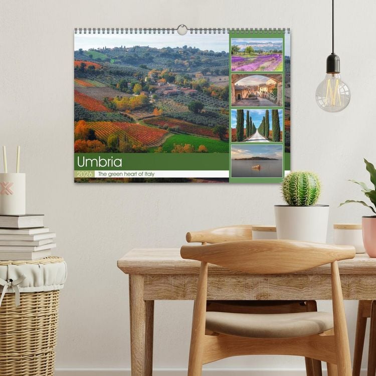 Produktbild: Umbria The green heart of Italy (Wall Calendar 2026 DIN A3 landscape), CALVENDO 12 Month Wall Calendar