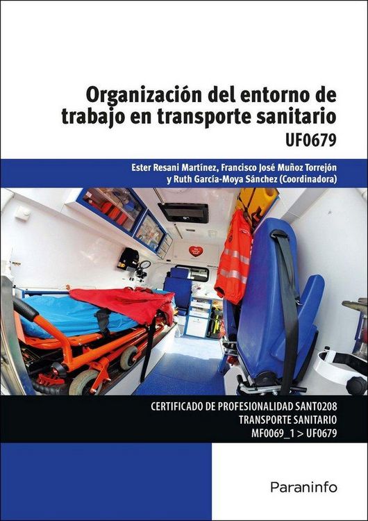 Produktbild: Organizaci&oacute;n del entorno de trabajo en transporte sanitario