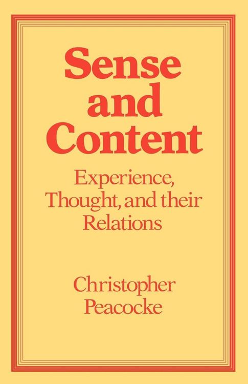 Produktbild: Sense and Content