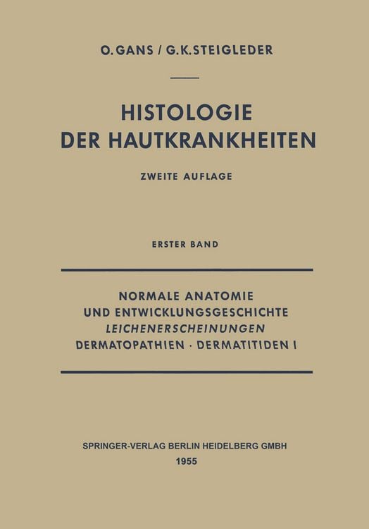 Produktbild: Normale Anatomie und Entwicklungsgeschichte, Leichenerscheinungen, Dermatopathien &middot; Dermatitiden I