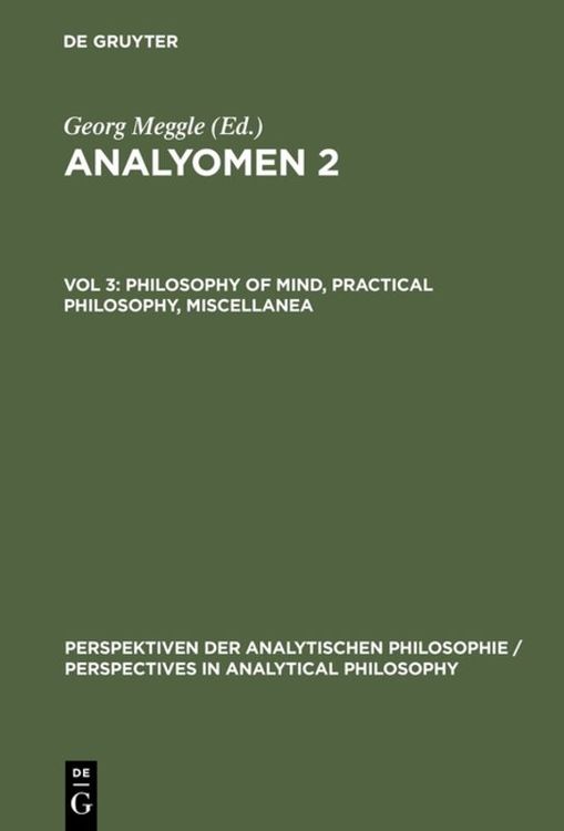 Produktbild: Philosophy of Mind, Practical Philosophy, Miscellanea