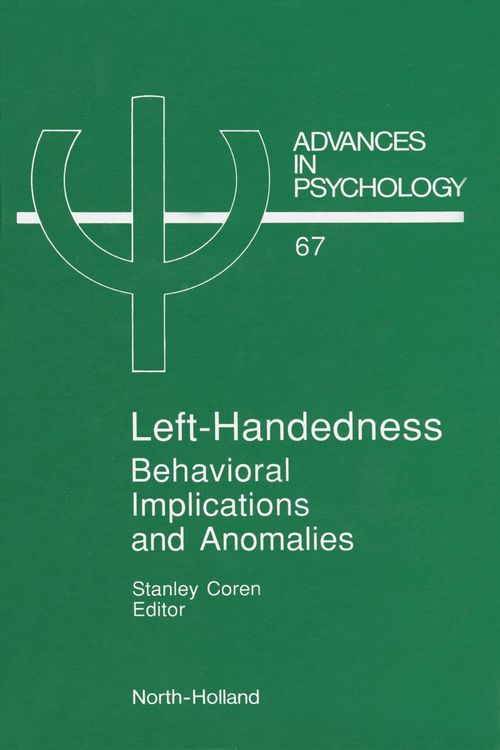 Produktbild: Left-Handedness: Behavioral Implications and Anomalies