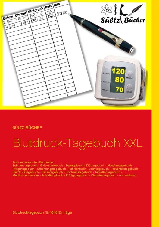 Produktbild: Blutdruck-Tagebuch XXL