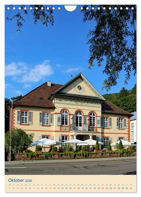Produktbild: ETTLINGEN (Wandkalender 2026 DIN A4 hoch), CALVENDO Monatskalender