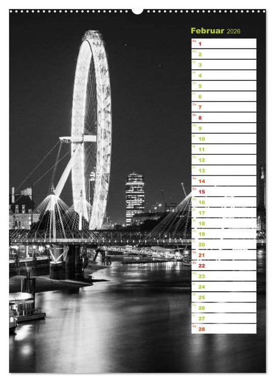 Produktbild: Big City London (Wandkalender 2026 DIN A2 hoch), CALVENDO Monatskalender
