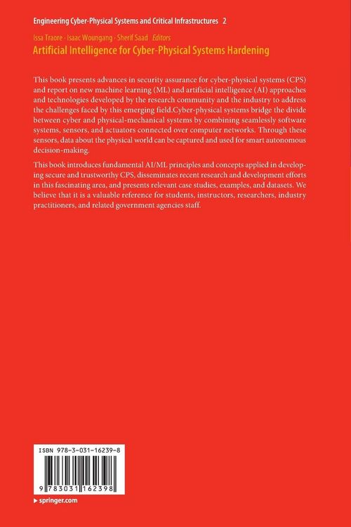 Produktbild: Artificial Intelligence for Cyber-Physical Systems Hardening