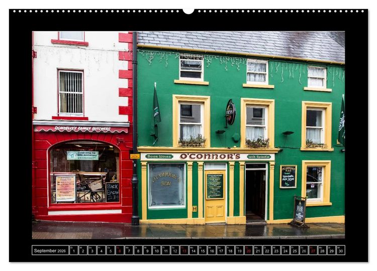 Produktbild: IRLAND - Die sch&ouml;nsten Fassadenmalereien (Wandkalender 2026 DIN A2 quer), CALVENDO Monatskalender