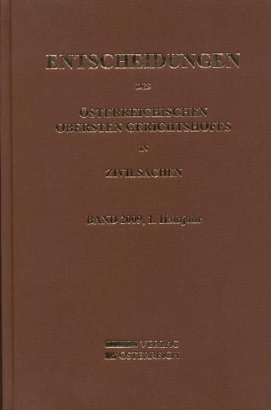 Produktbild: Entscheidungen des &Ouml;sterreichischen Gerichtshofes in Zivilsachen