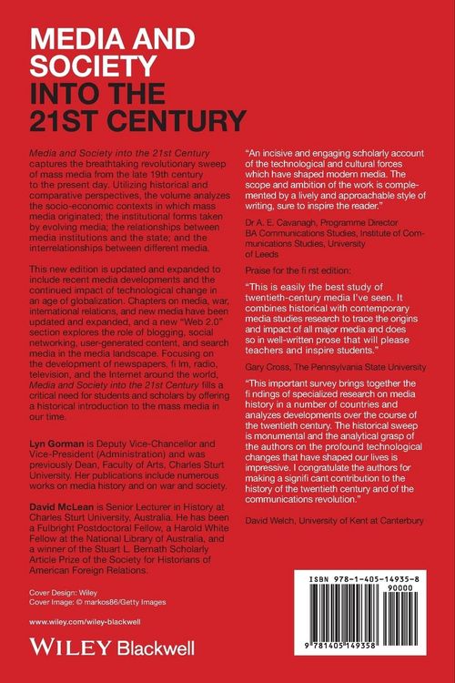 Produktbild: Media and Society into the 21st Century