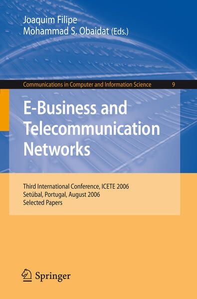 Produktbild: E-Business and Telecommunication Networks