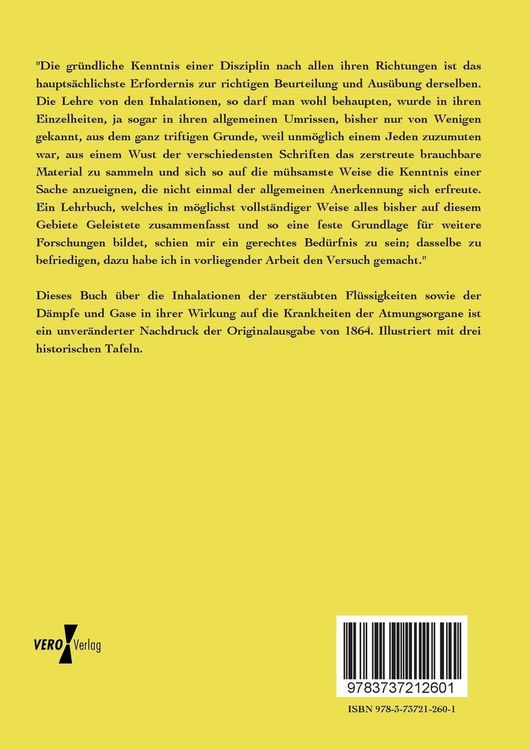Produktbild: Die Inhalationen der zerst&auml;ubten Fl&uuml;ssigkeiten