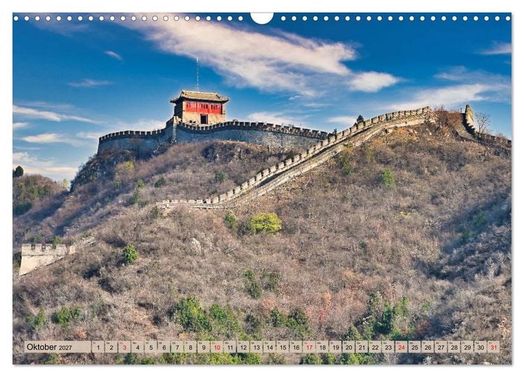Produktbild: Erlebnis China (Wandkalender 2027 DIN A3 quer), CALVENDO Monatskalender