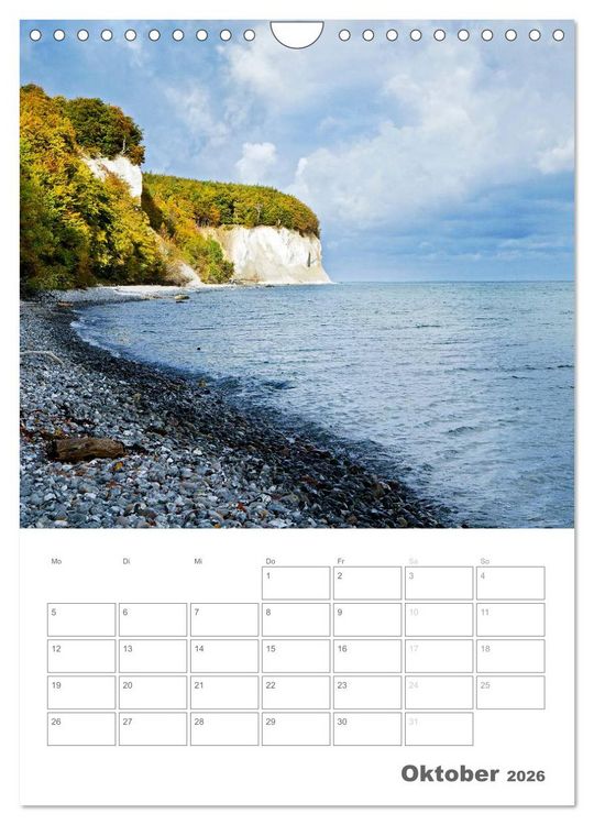 Produktbild: Typisch R&uuml;gen / Planer (Wandkalender 2026 DIN A4 hoch), CALVENDO Monatskalender