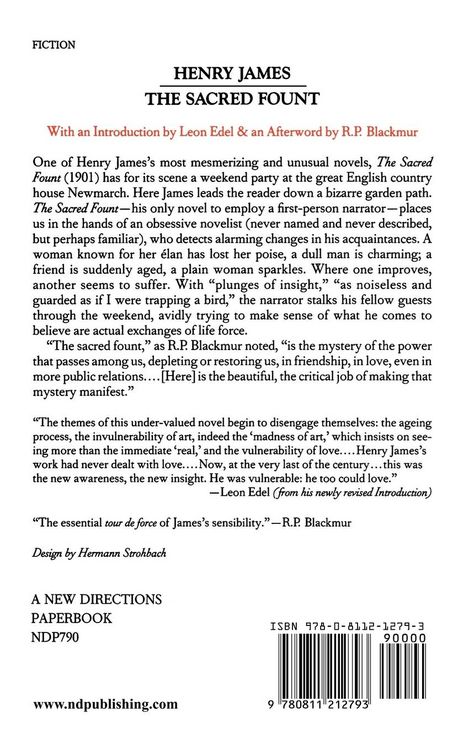Produktbild: The Sacred Fount: Novel