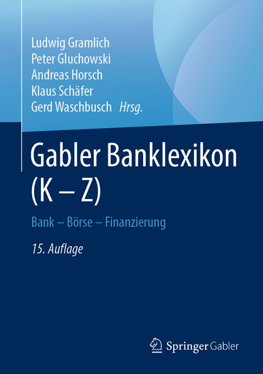 Produktbild: Gabler Banklexikon (K &ndash; Z)