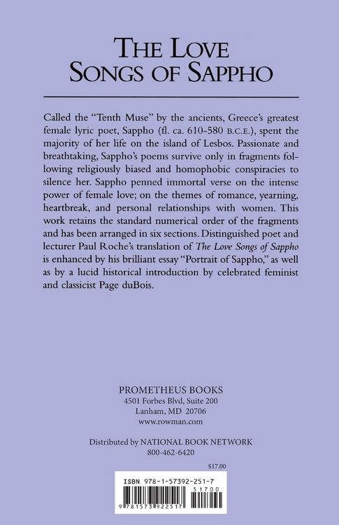 Produktbild: The Love Songs of Sappho