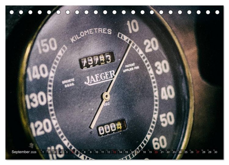 Produktbild: Oldtimer - vergangene Sch&ouml;nheiten (Tischkalender 2026 DIN A5 quer), CALVENDO Monatskalender