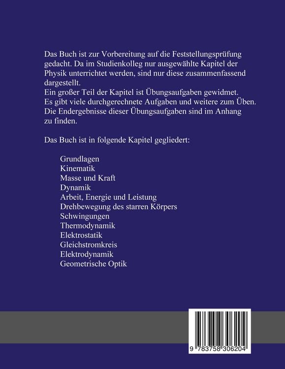 Produktbild: Physik im Studienkolleg