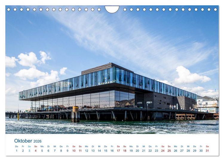 Produktbild: Sch&ouml;nes Kopenhagen (Wandkalender 2026 DIN A4 quer), CALVENDO Monatskalender