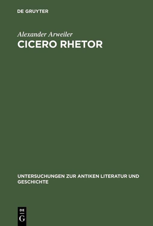 Produktbild: Cicero rhetor