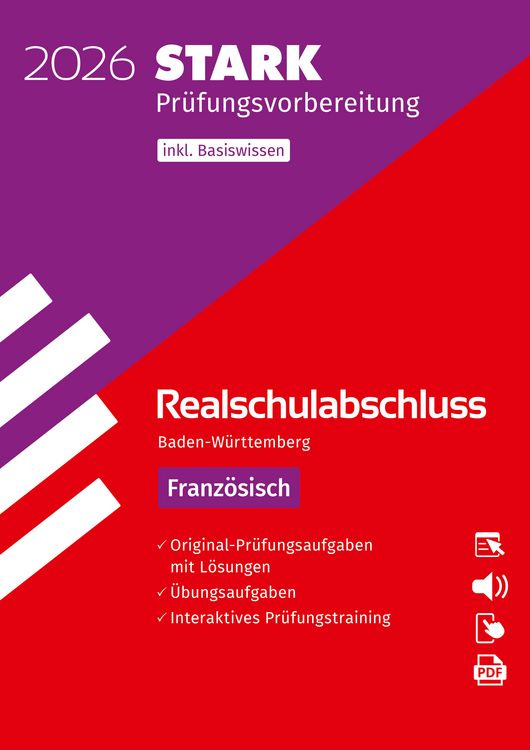 Produktbild: STARK Franz&ouml;sisch - Realschulabschluss 2026 BW - Pr&uuml;fungsvorbereitung