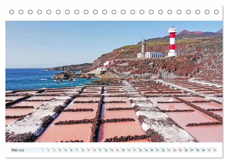 Produktbild: La Palma. Wandern, Flanieren und Genie&szlig;en (Tischkalender 2026 DIN A5 quer), CALVENDO Monatskalender