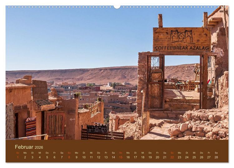 Produktbild: Marokko Impressionan (Wandkalender 2026 DIN A2 quer), CALVENDO Monatskalender